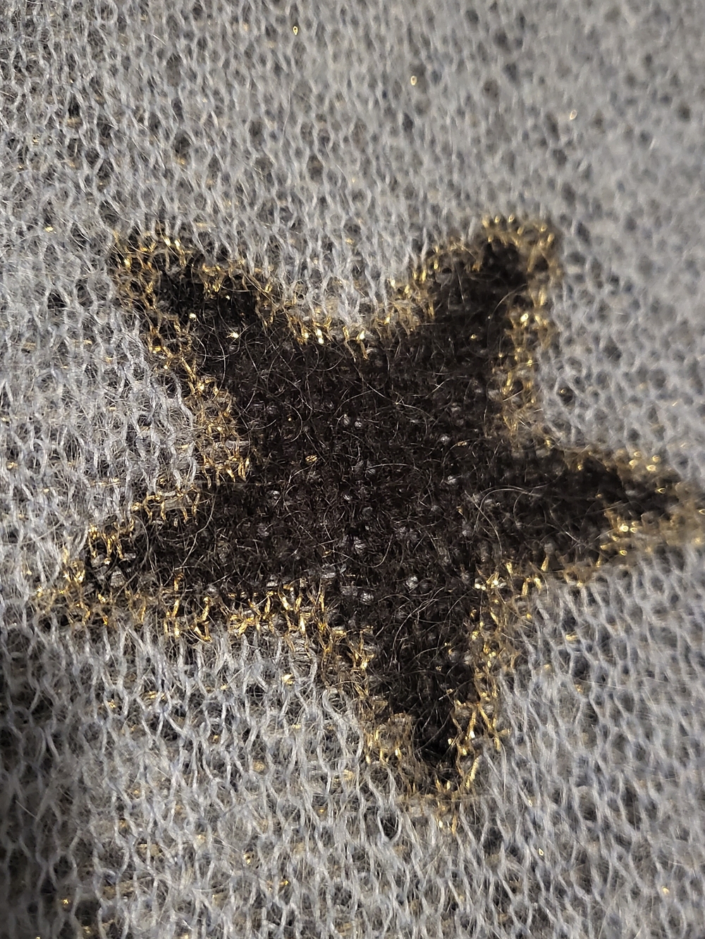Saint Laurent Blue Star Knit Cardigan 2013 L Hedi - Picture 9 of 12